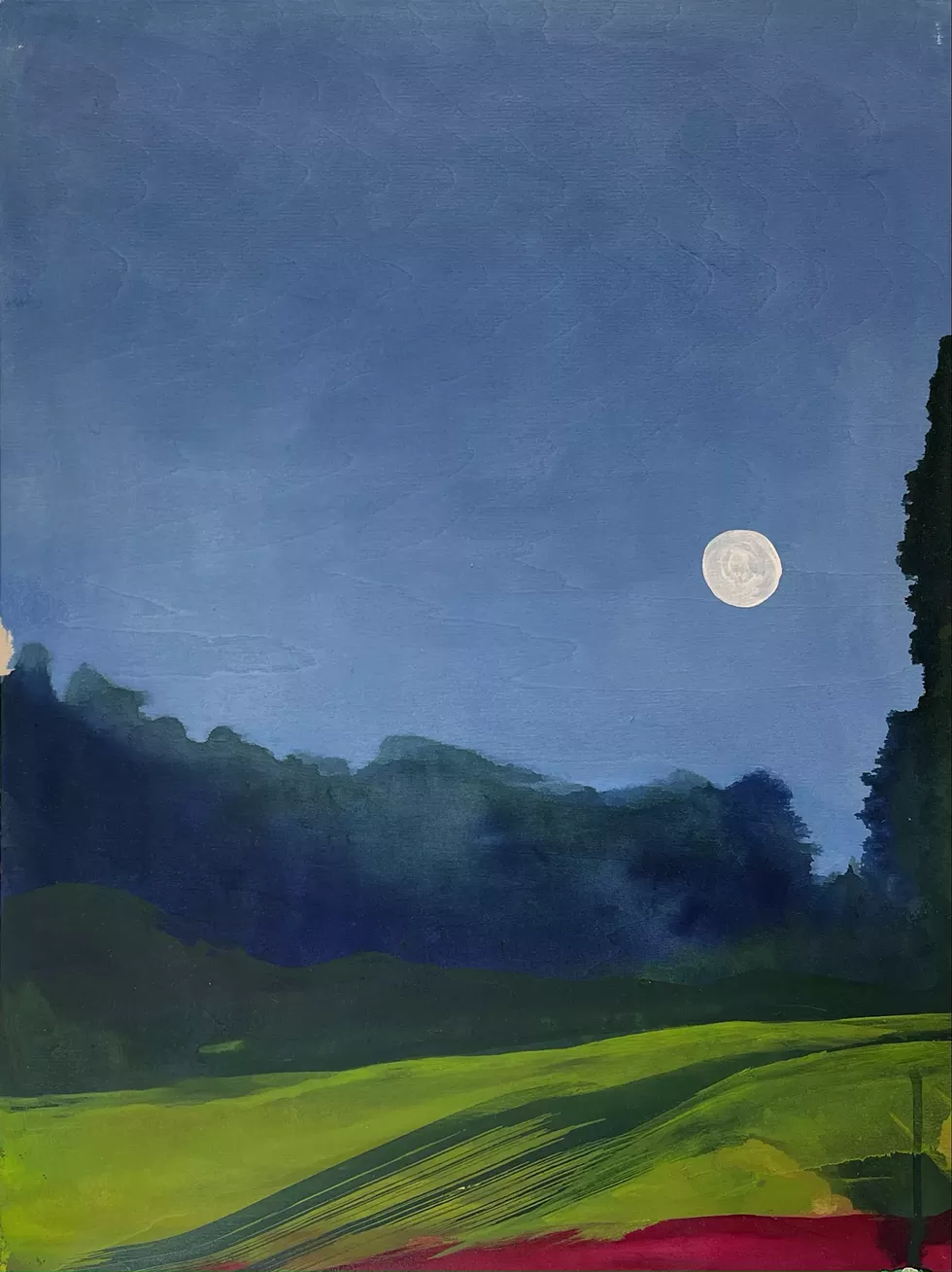 Katharine Dufault, Sky / Equinox (2022), Oil on linen, 24 x 18 inches