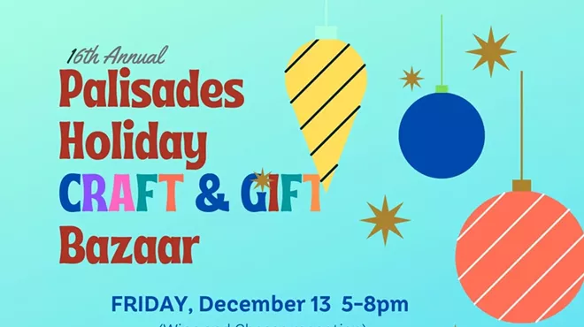 Image: Palisades Holiday Craft & Gift Bazaar Dec 13 & 14