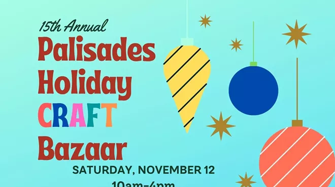 Image: Palisades Holiday Craft Bazaar- Nov 12