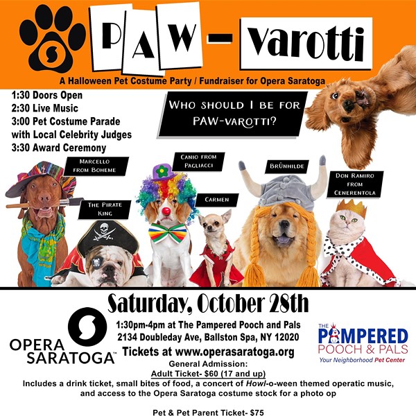 PAW-VAROTTI: a Howl-o-ween Pet Costume Party/Fashion Show Fundraiser