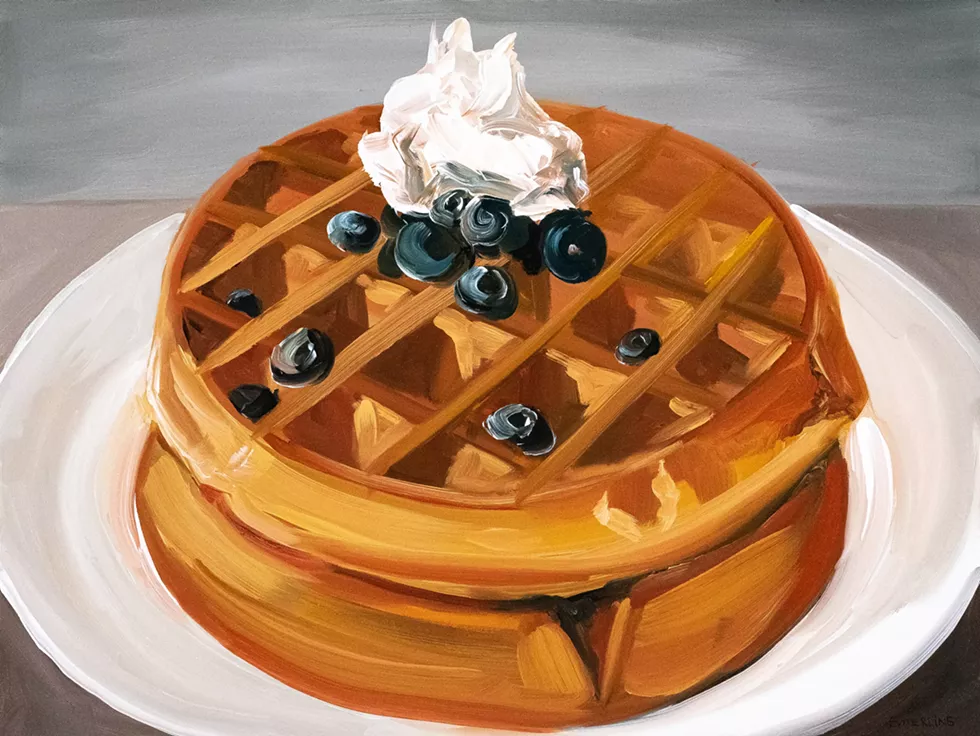Waffles, oil on canvas, 18 x 24