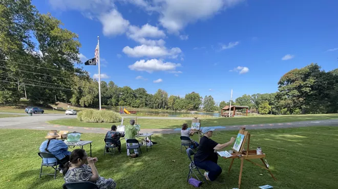Image: Plein Air Painting in Oils