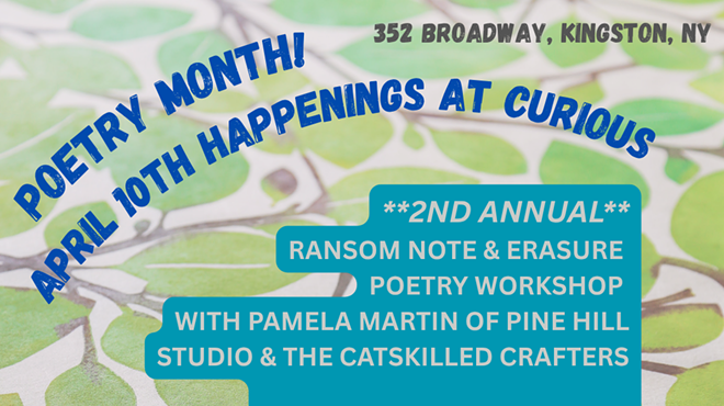 Image: Poetry Month Happenings at CURIOUS