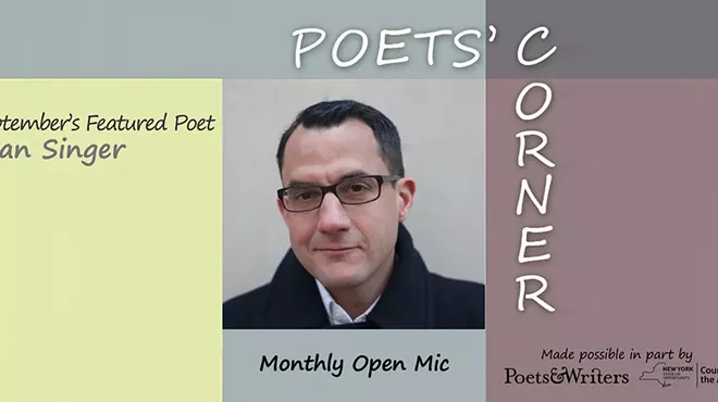 Image: Poets&rsquo; Corner Open Mic to feature Sean Singer