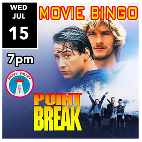Image: POINT BREAK MOVIE BINGO NIGHT
