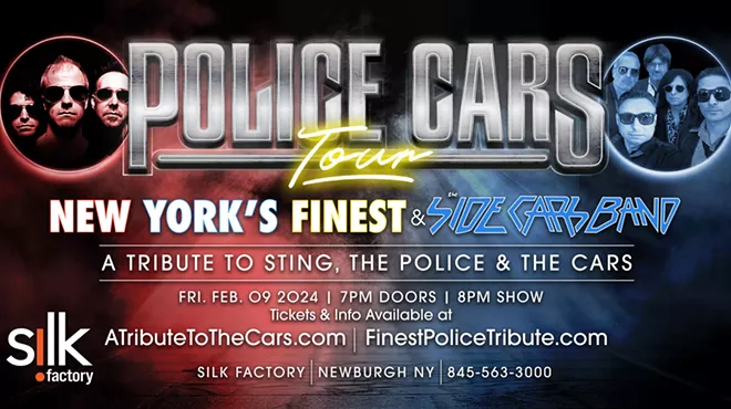 Image: Police Cars Tour, Feat: New York's Finest and The Side Cars Band "A Tribute to Sting, Police, and The Cars"