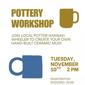 Image: Pottery Workshop with Hannah Wheeler