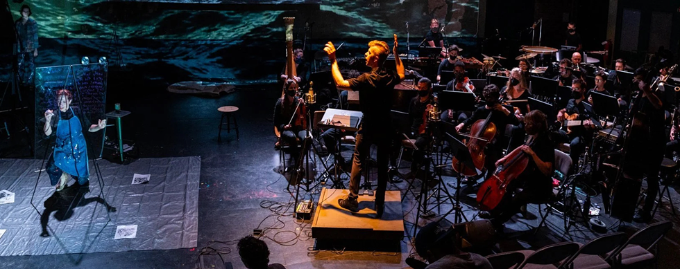 Pulitzer Prize-winner David Lang and Bill Morrison's 10th collaboration will be performed at the Crandell during PS21's "The Dark" festival.