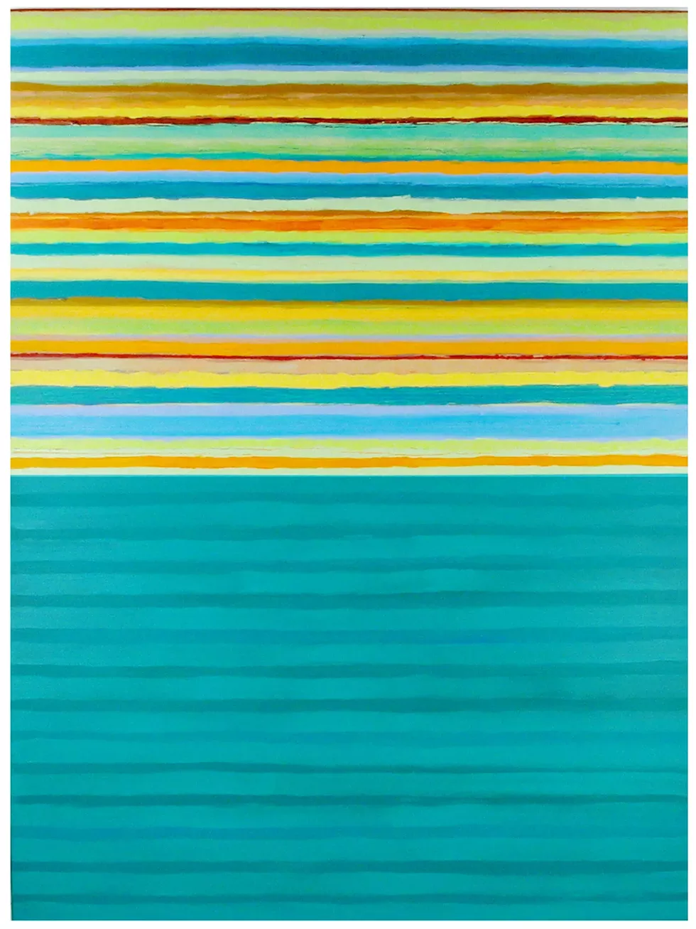 Joanne Mattera, Tutto 8, 2022, acrylic on canvas, 48 x 36 inches