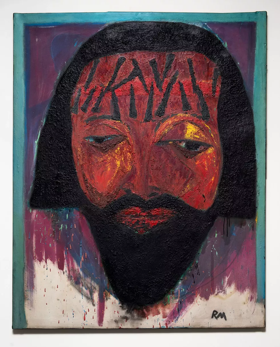 reginald_madison__the_crowning_of_the_thorns__2001__oil_on_canvas__60_x_48_in.webp