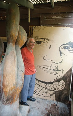 Robert Jacobson at his studio in Mount Tremper.