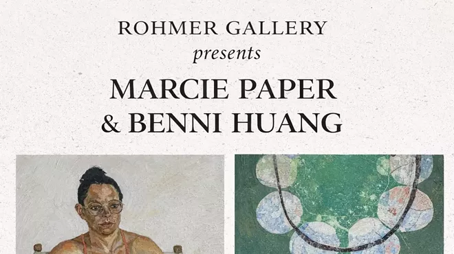Image: Rohmer Gallery presents Marcie Paper and Benni Huang.