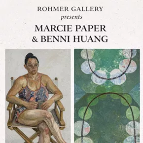 Image: Rohmer Gallery presents Marcie Paper and Benni Huang.
