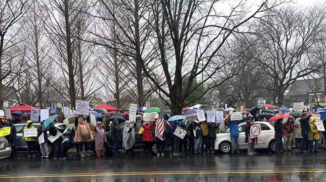 Image: Scenes from the April 5 Hands Off! Rally in Kingston