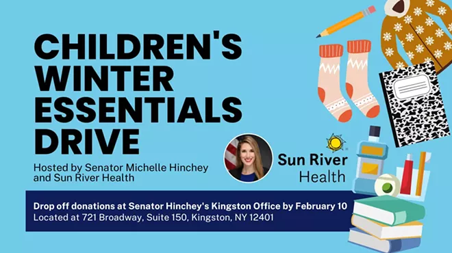 Image: Senator Hinchey&rsquo;s Second Annual Children&rsquo;s Winter Essentials Drive