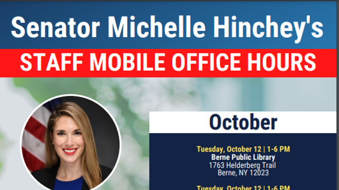 Image: Senator Hinchey&rsquo;s Staff Mobile Office Hours - Mountain Top