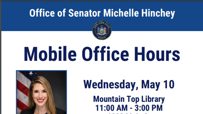 Image: Senator Hinchey's Staff Office Hours - Mountain Top