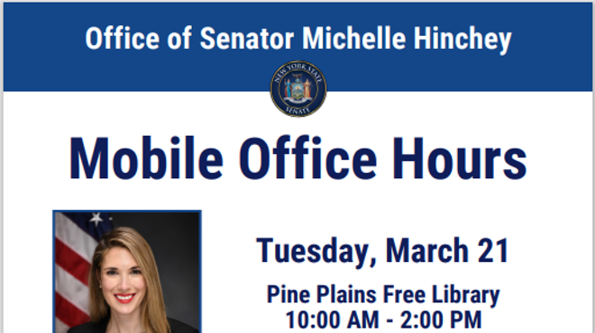 Senator Hinchey’s Staff Office Hours - Pine Plains