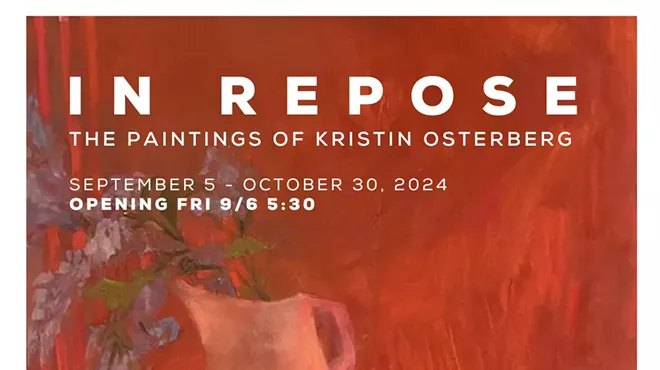 Image: SEPT 6 Opening of IN REPOSE: THE PAINTINGS OF Kristin Osterberg at Pinkwater Gallery