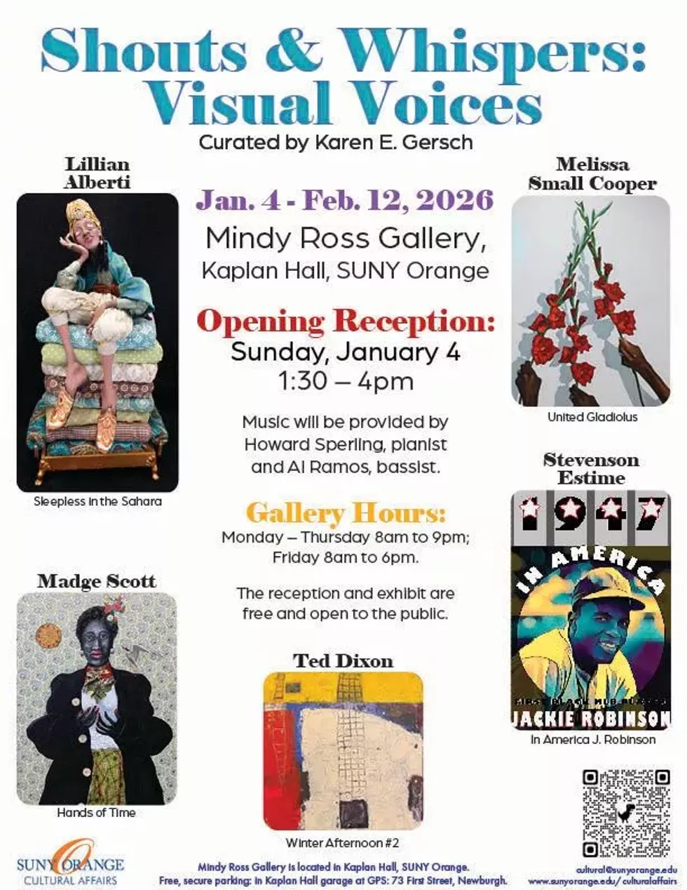 Multi-media Exhibition of five sterling artists to honor Black Heritage Month