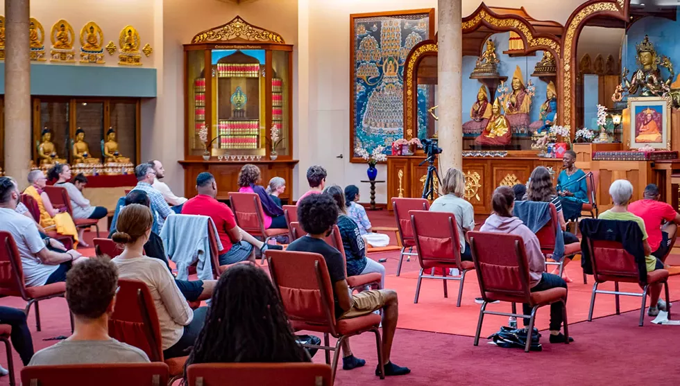 Inside the World Peace Temple at KMCNY