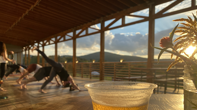 Image: Sip N' Stretch Yoga: Welcome Summer Solstice