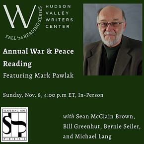 Image: Slapering Hol Press Presents the Annual War & Peace Reading