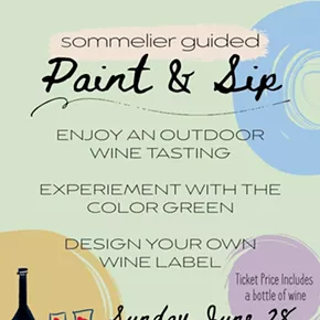 Image: Sommelier Guided Paint & Sip: En Plein Air