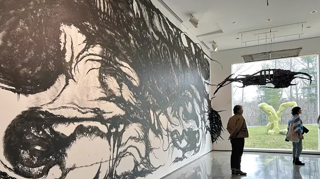 Image: "Spillover" at the Hessel Museum of Art