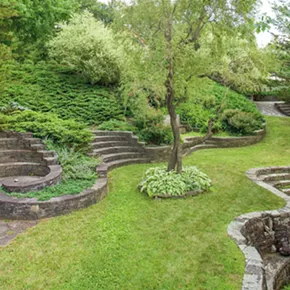 Image: Spiral House & Landscaping Walls Tour