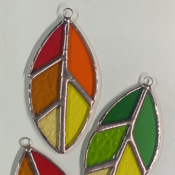 Stained Glass Falling Leaf Workshop