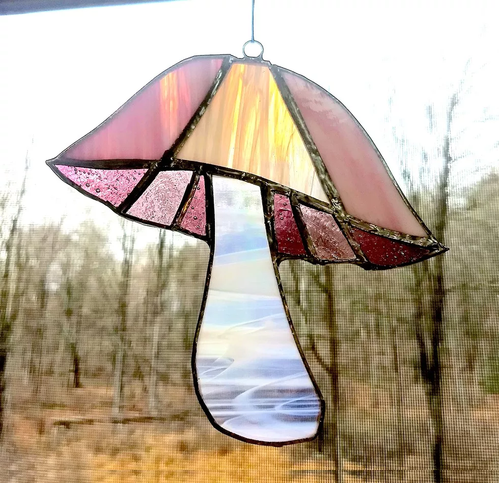 mushroom suncatcher