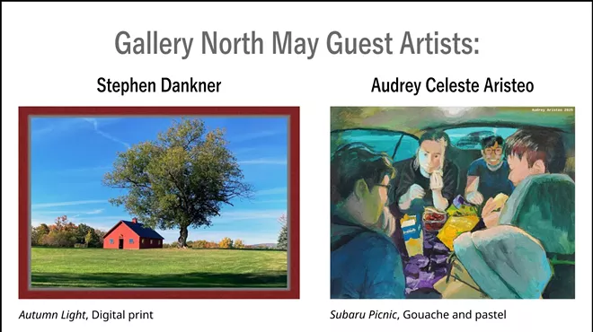 Image: Stephen Dankner and Audrey Celeste Arsteo are Guest Artist for May at Gallery North
