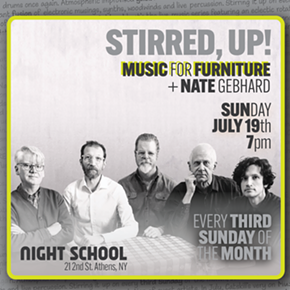 Image: STIRRED, UP! featuring MUSIC FOR FURNITURE