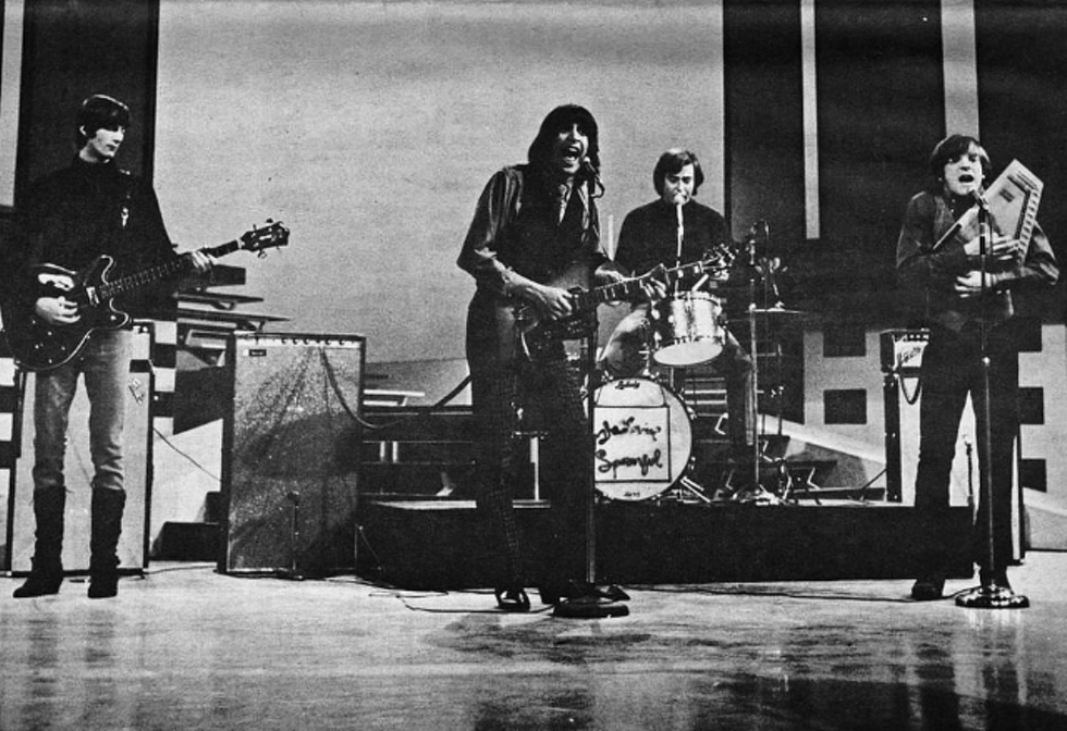 The Lovin' Spoonful, Sebastian and Simon's former band, performing in 1965.
