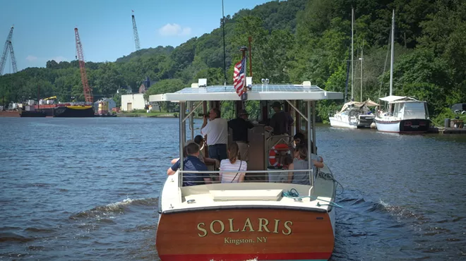 Image: Summer Solar Boat Tours @ Hudson River Maritime Museum