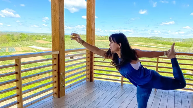 Image: Sunset Cider & Yoga