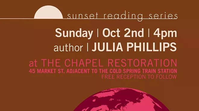 Image: Sunset Reading by novelist, Julia Phillips