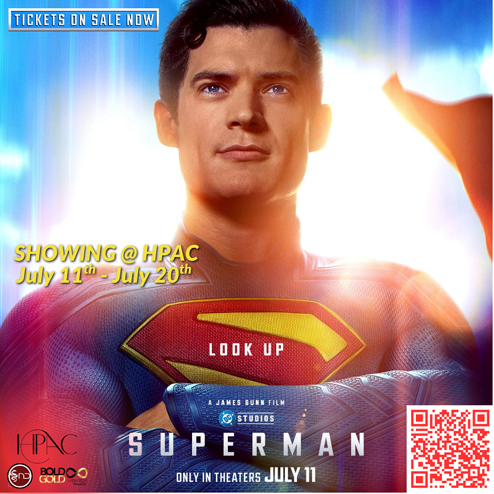 Superman playing at HPAC
