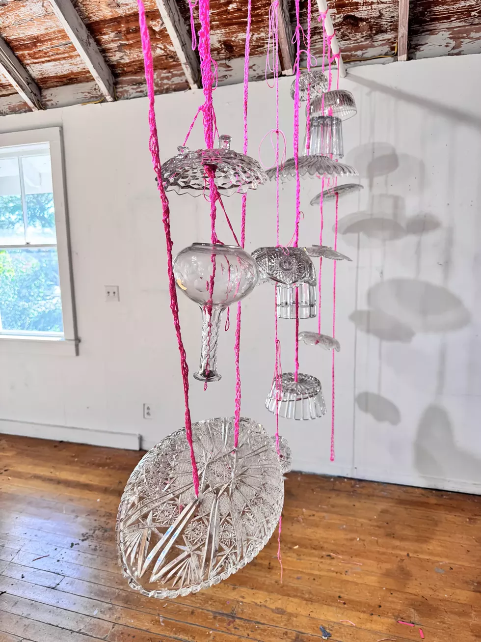 Susan Jennings Installation for Solo Exhibition, "Echo Loop"