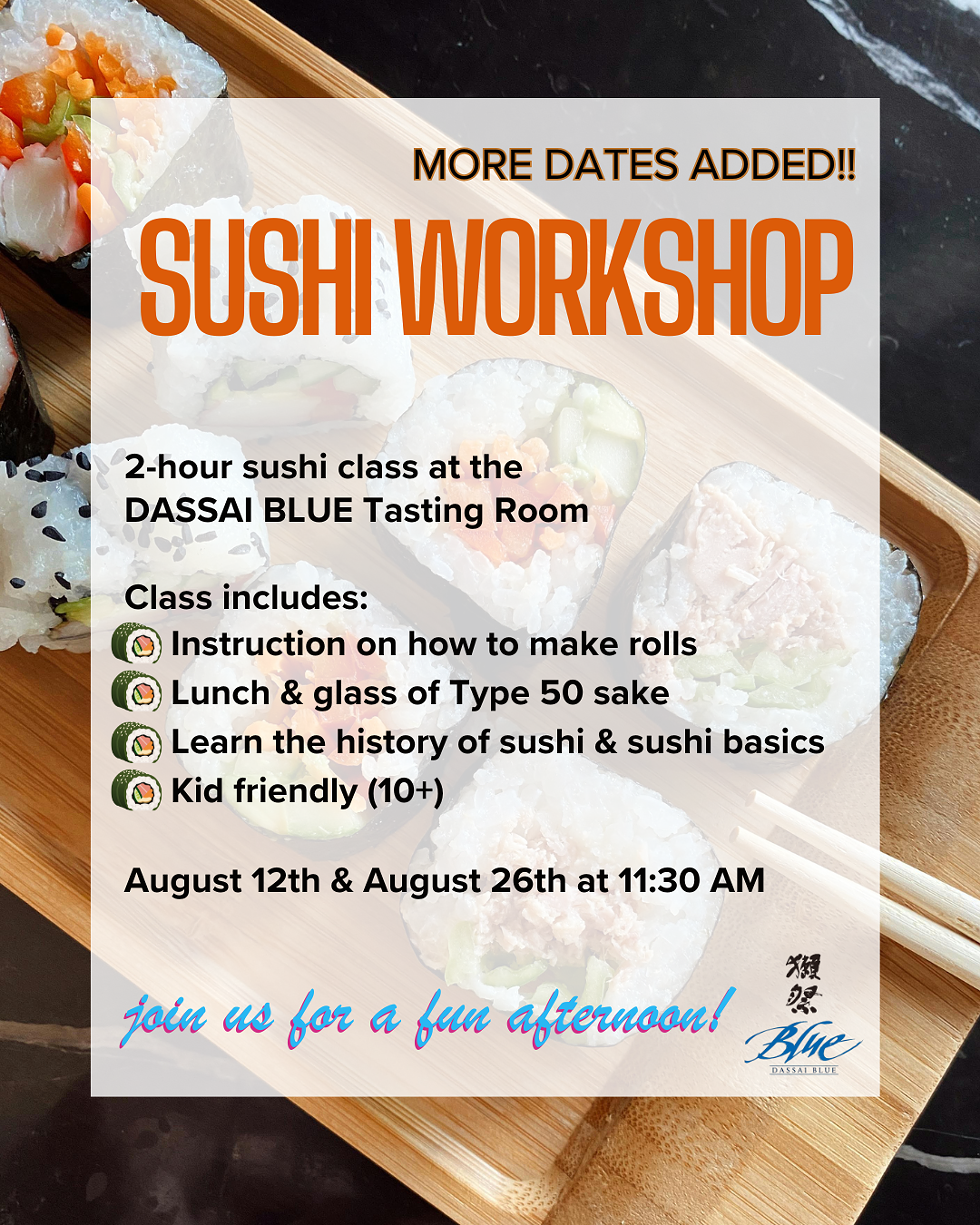 Sushi Workshop Flyer