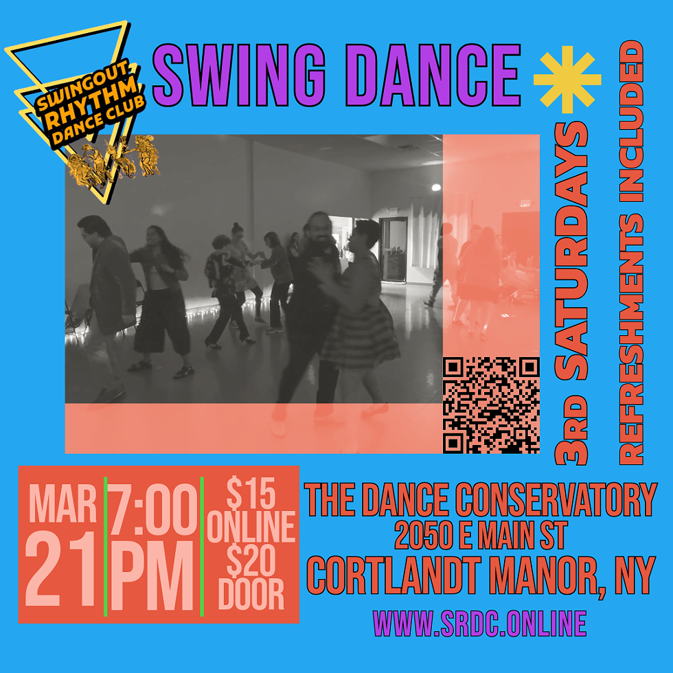 Monthly Swing Dance Flyer