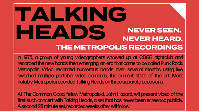Image: Talking Heads: Never Seen, Never Heard - The Metropolis Recordings