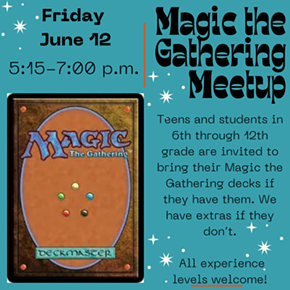 Image: Teen Magic the Gathering Meetup