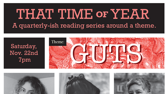 Image: That Time of Year Reading Series: Ariana Reines, Kimberly Alidio, Christine Shan Shan Hou