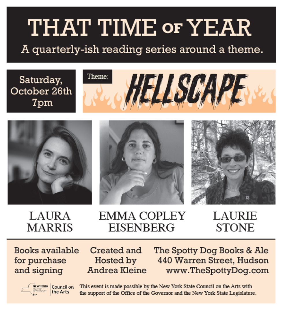That Time of Year series: Laura Marris, Emma Copley Eisenberg, Laurie Stone
