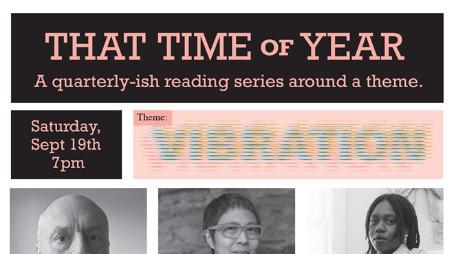 Image: That Time of Year Reading Series: Tom Cole, Lana Lin, Shanekia McIntosh