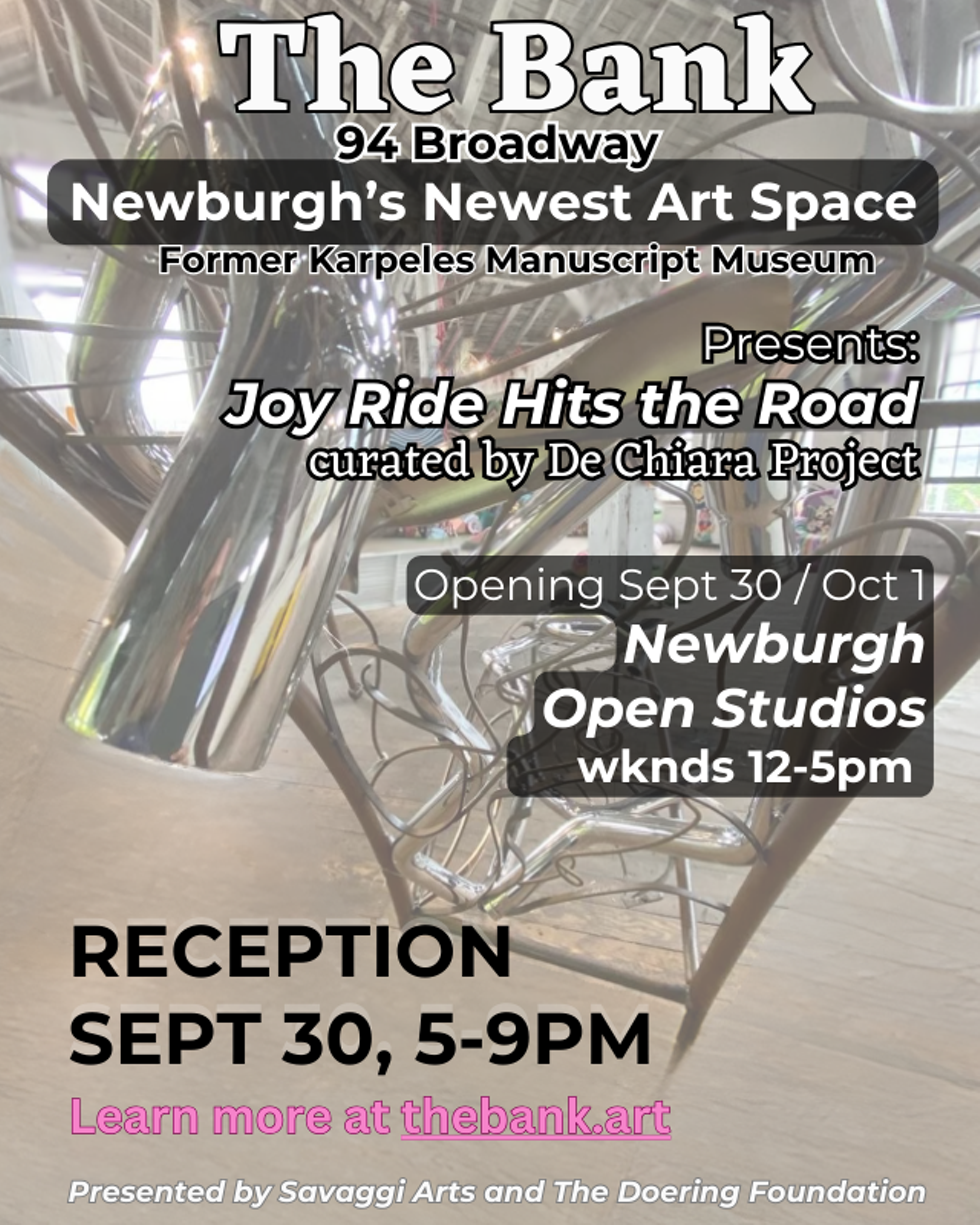The Bank Art Space Opening Reception Poster