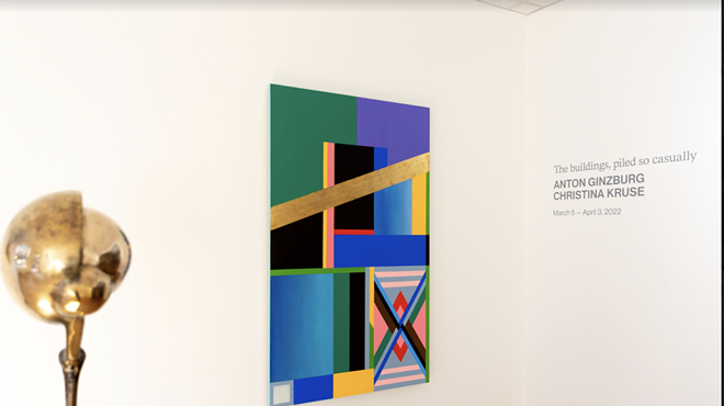 Image: The buildings, piled so casually: Anton Ginzburg & Christina Kruse | Carrie Chen Gallery | Great Barrington, MA