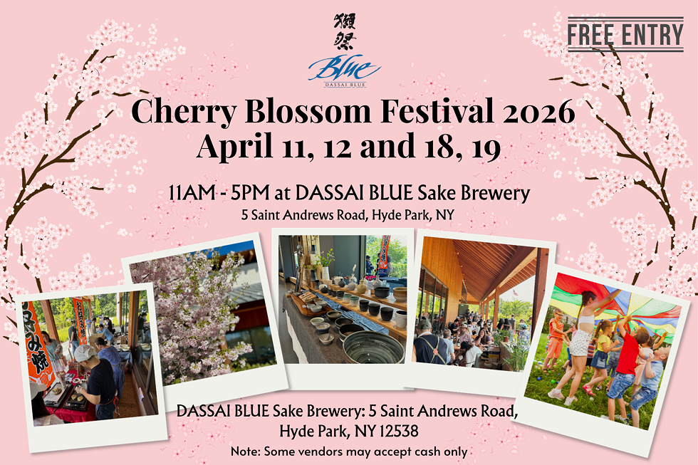 The Cherry Blossom Festival 2026 at DASSAI BLUE, Hyde Park, NY